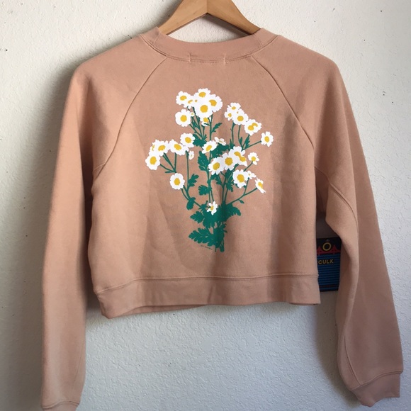 Culk daisy sweatshirt Jen Kindall collab San Francisco design NEW - Picture 5 of 7